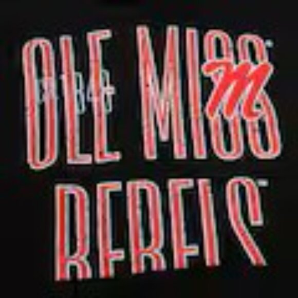 Mitchell & Ness Ole Miss Rebels Team OG Fleece Hoodie NWT Small - Picture 7 of 7